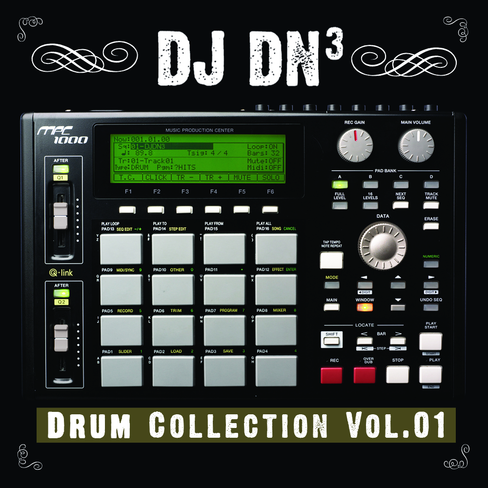 DJ DN3 Drum Collection Vol.01 WAV Files | Digital Download