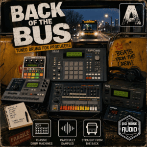 A "Back of The Bus" Tuned WAV Lofi Hip-Hop Drums | Digital Download