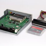 Rear view of CF Card reader kit for Akai MPC 2000XL
