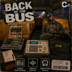 C#/Db "Back of The Bus" Tuned Hip-Hop Drum Samples | Digital Download