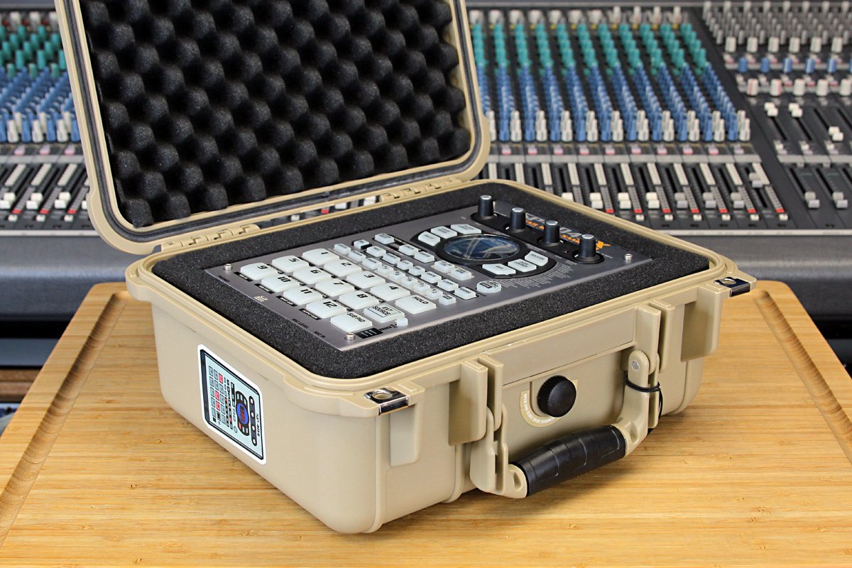 thumbnail image 2 of Custom Fitted Hard Case Analog Cases PULSE Hard Case For Roland SP-404 MKII & Older Models - Custom Fitted EVA Hard Shell With Velvet Interior, Cable Pocket, Travel Handle Roland S1 2 of 10